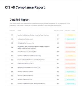 compliance report